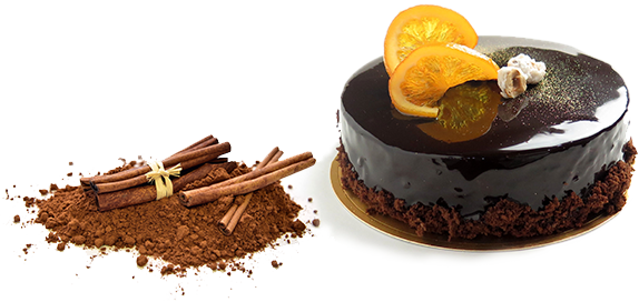 image gâteau au chocolat et cannelle